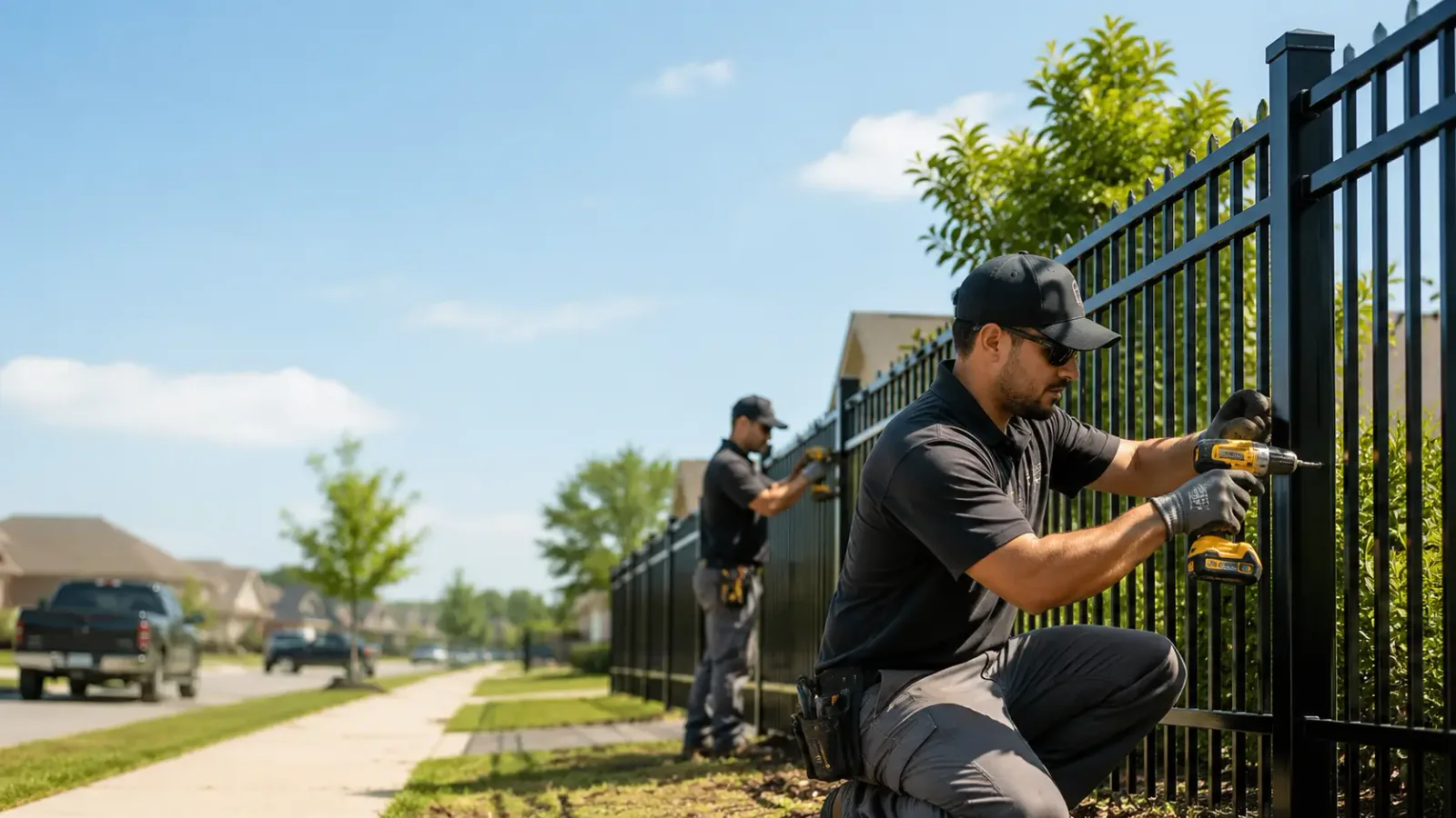 Metal Fence Installation in Mosherville, MI